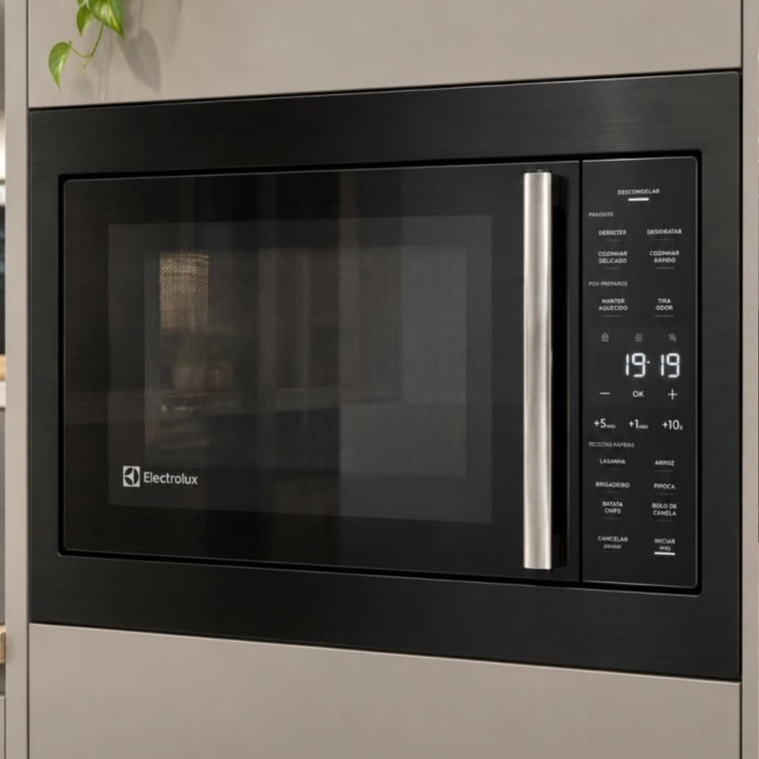 Micro-ondas de Embutir Electrolux 34L Preto Experience ME3BP