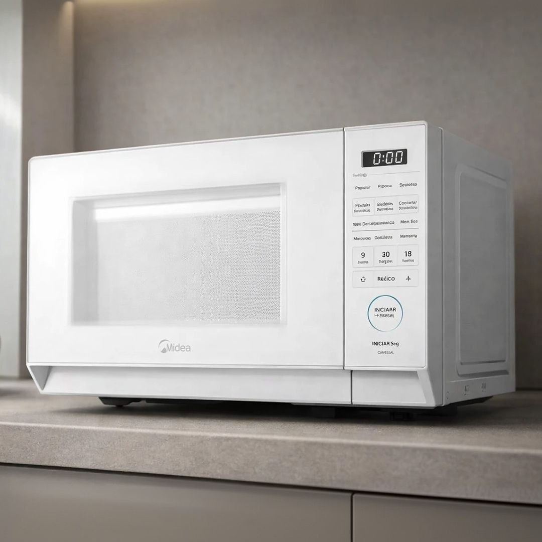 Micro-ondas Midea 20L MasterCook 6 funções MHP20B1 Branco
