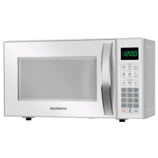 ⚠️ MICRO-ONDAS MONDIAL 21 LITROS 1200W BRANCO MO-01-21-W 220V