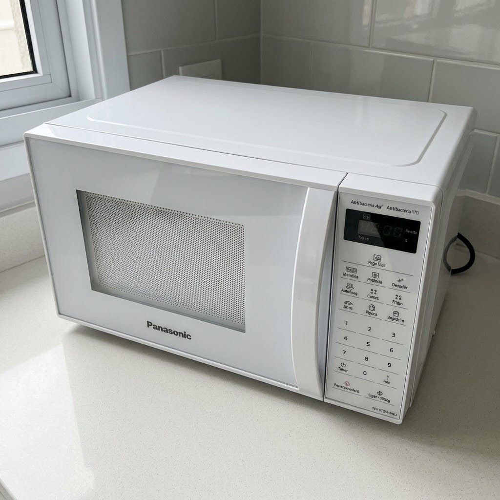 Micro-ondas Panasonic 21 Litros Branco - NN-ST25lWRU