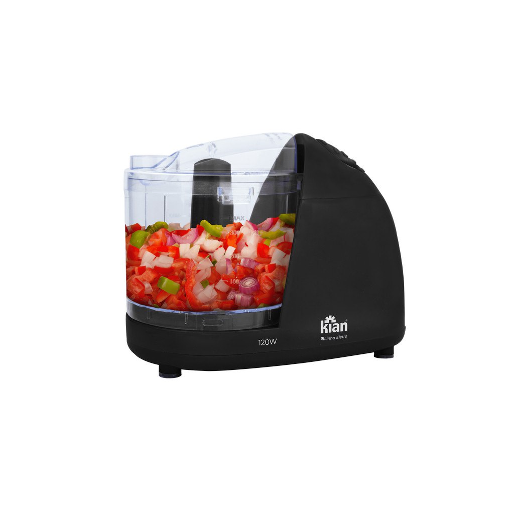 Mini Processador De Alimentos Elétrico Turbo Triturador Alho Cebola Legumes Compacto Prático...