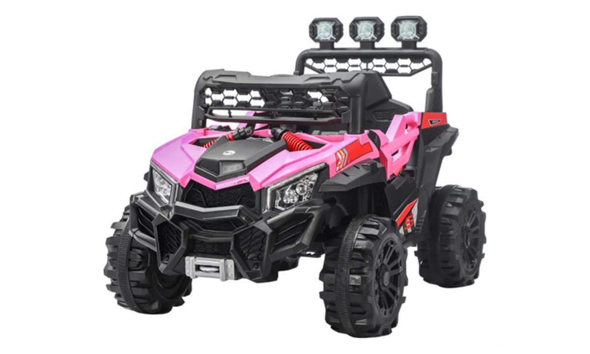 ➡️ Mini Quadriciclo Elétrico Com Luz/som Sport Rosa Maxi Toys
