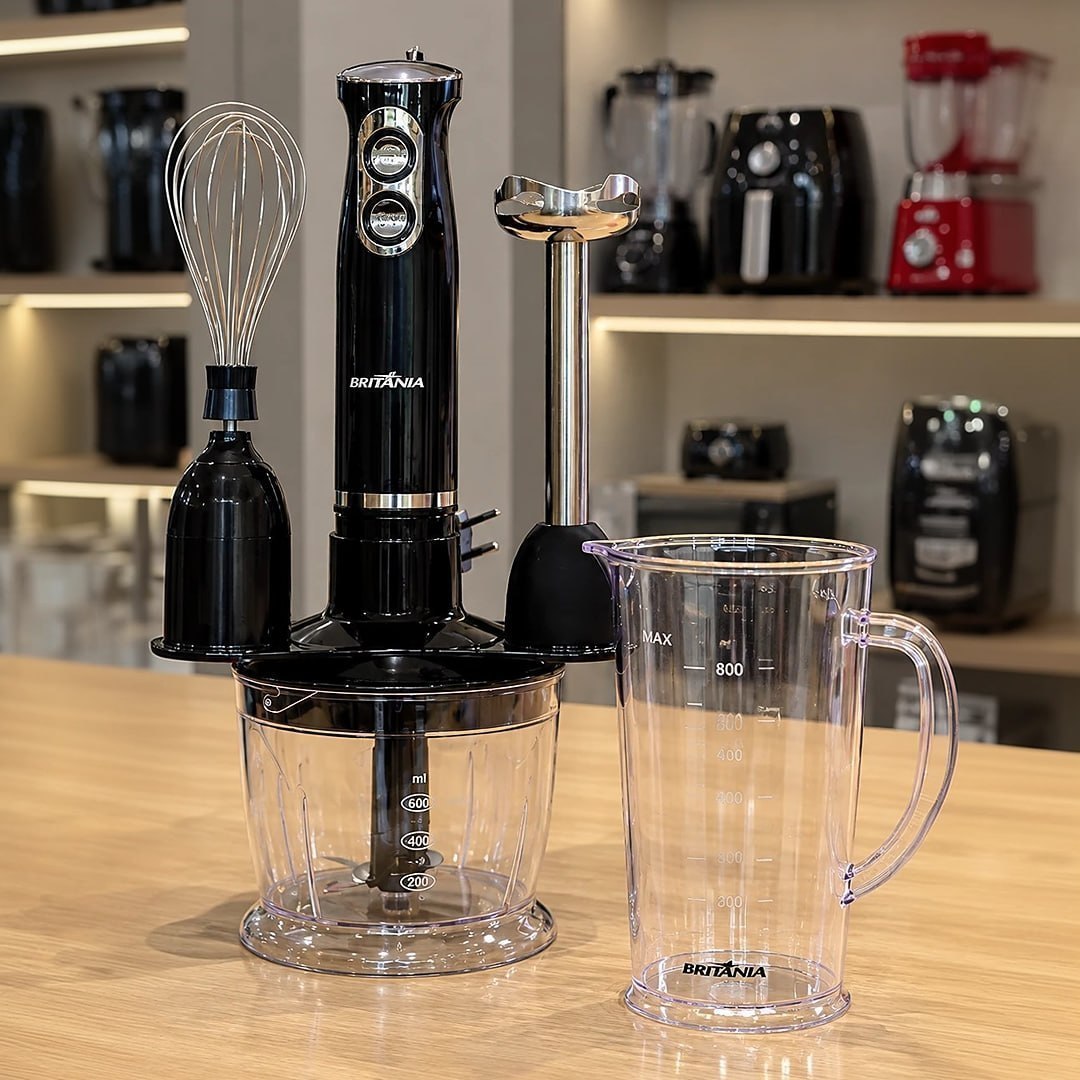 Mixer Bmx400p 3 Em 1 500w Cor Preto Britânia 110v Preto