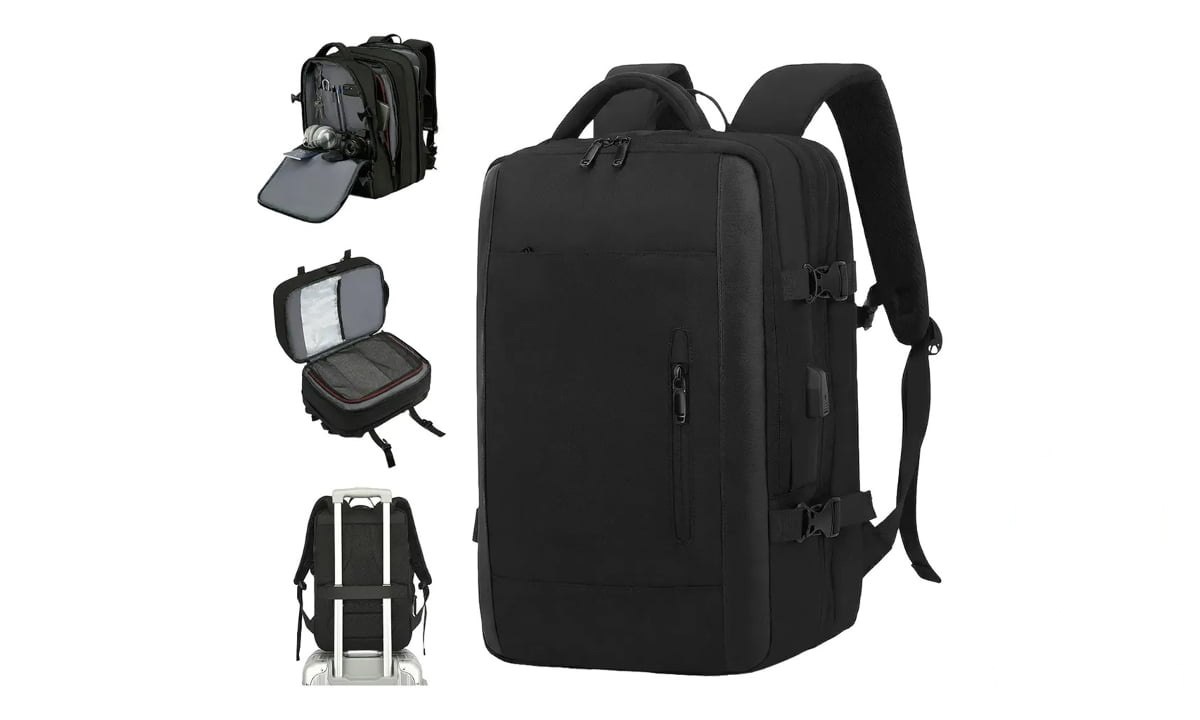 ➡️ MOCHILA DE VIAGEM MASCULINA E FEMININA IMPERMEÁVEL E REFORÇADA COM COMPARTIMENTO PARA NOT...