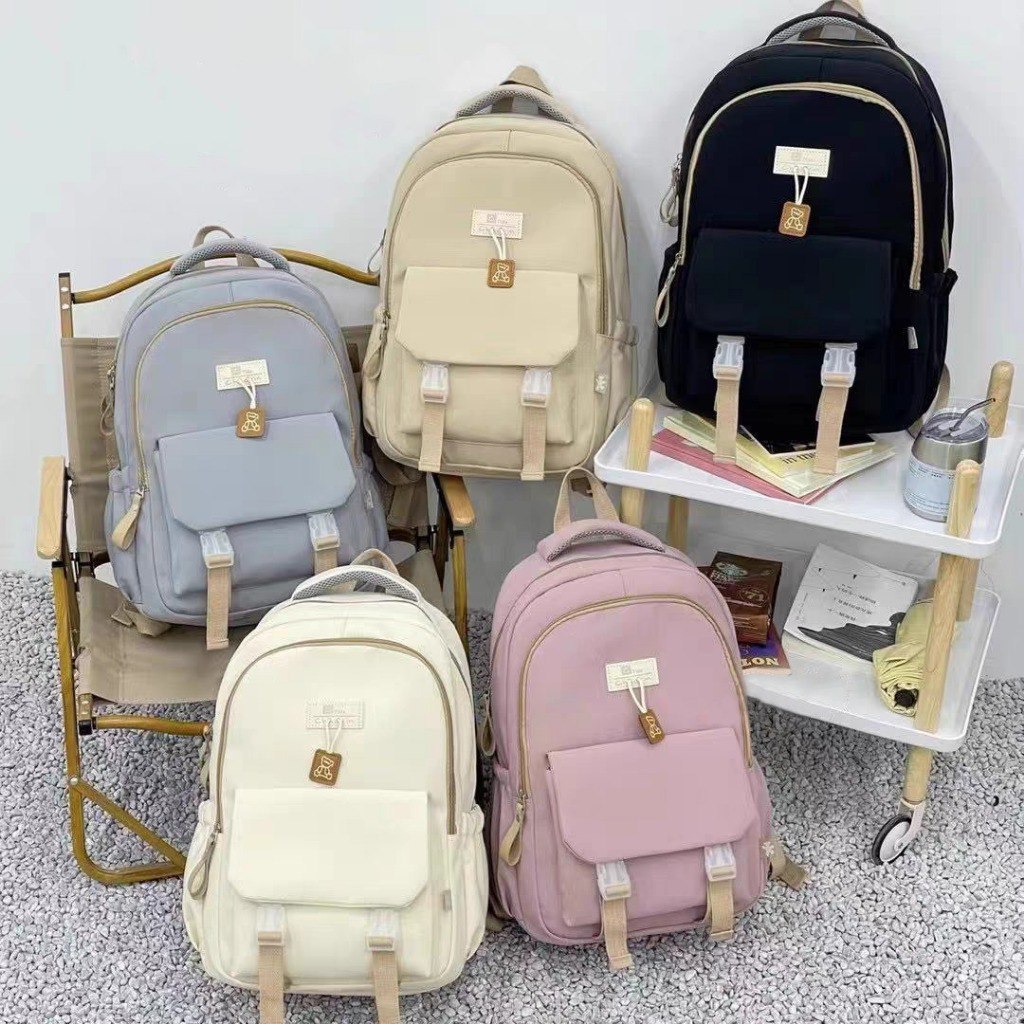 🔥 MOCHILA REFORÇADA CASAL FEMININA ESCOLAR GRANDE CAPACIDADE MOCHILA DE COREANA PROMOCAO