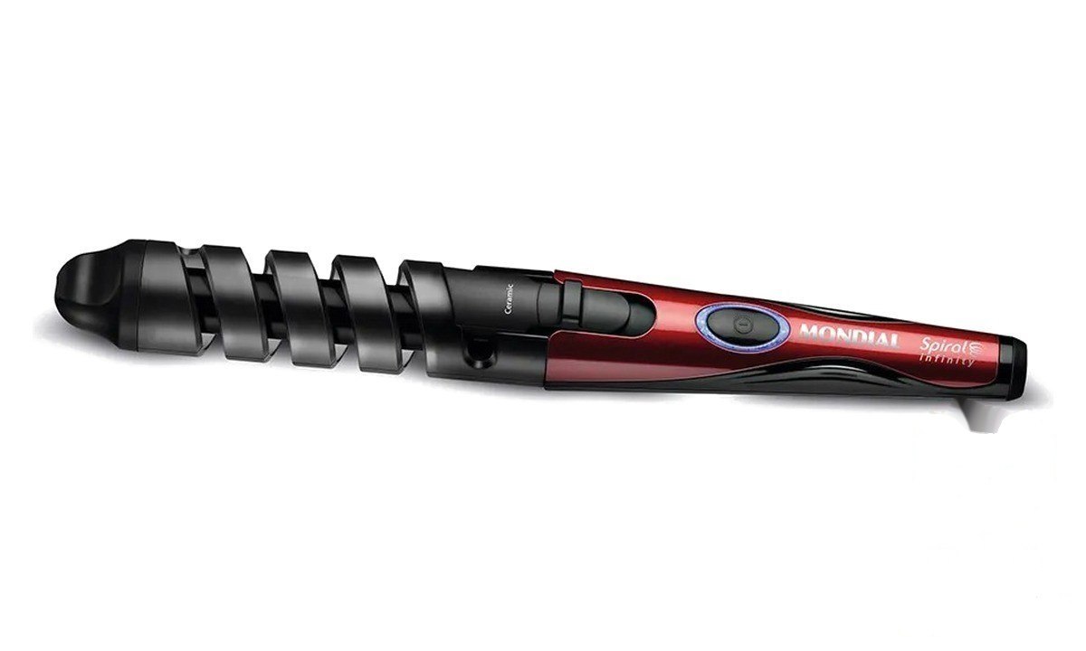 ➡️ MODELADOR CACHOS ESPIRAL MONDIAL EM-05 INFINITY BIVOLT