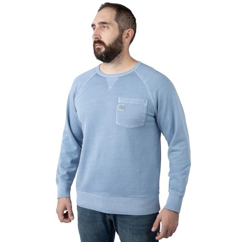 ➡️ Moletom de gola redonda Holloa Garment Dyed Crew Field