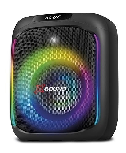 ➡️ MONDIAL Caixa de Som Party Box, Luzes Multicores, Bluetooth, 350W RMS, TWS PBX-350