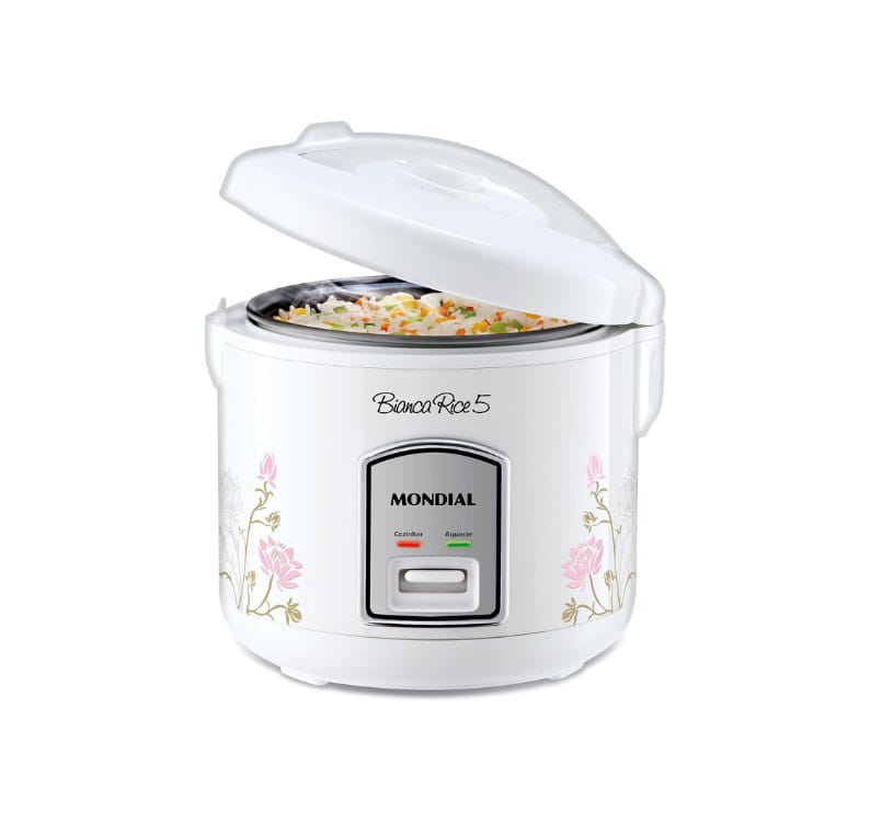 MONDIAL Panela De Arroz Bianca Rice 5, Branco, 400W, 110V - NPE-05-5X