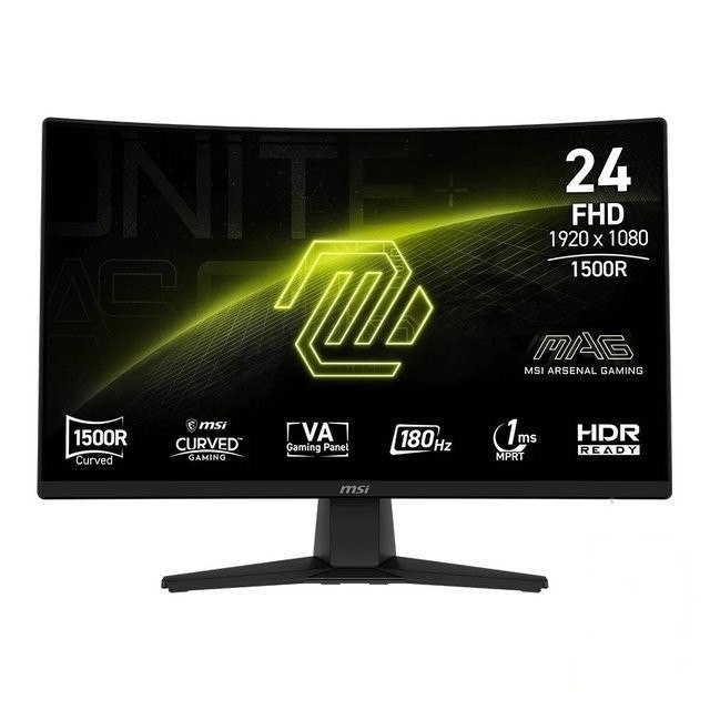 ⚠️ MONITOR GAMER MSI MAG 242C, 23.6'', FULL HD, 180HZ 9S6-3BC31T-004