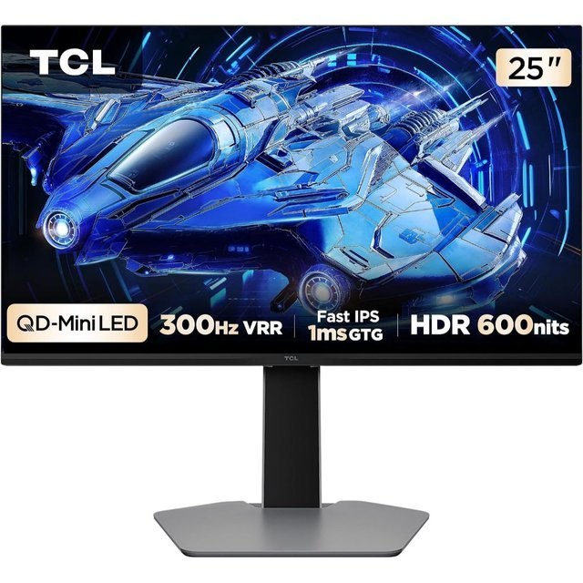 ⚠️ MONITOR GAMER TCL 25&QUOT; QD-MINI LED 300HZ 1MS 25G64