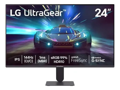 ⚠️ Monitor LG UltraGear™ 24G411A-B 24",FHD, 144Hz, 1ms (MBR), NVIDIA G-SYNC, AMD FreeSync, H...