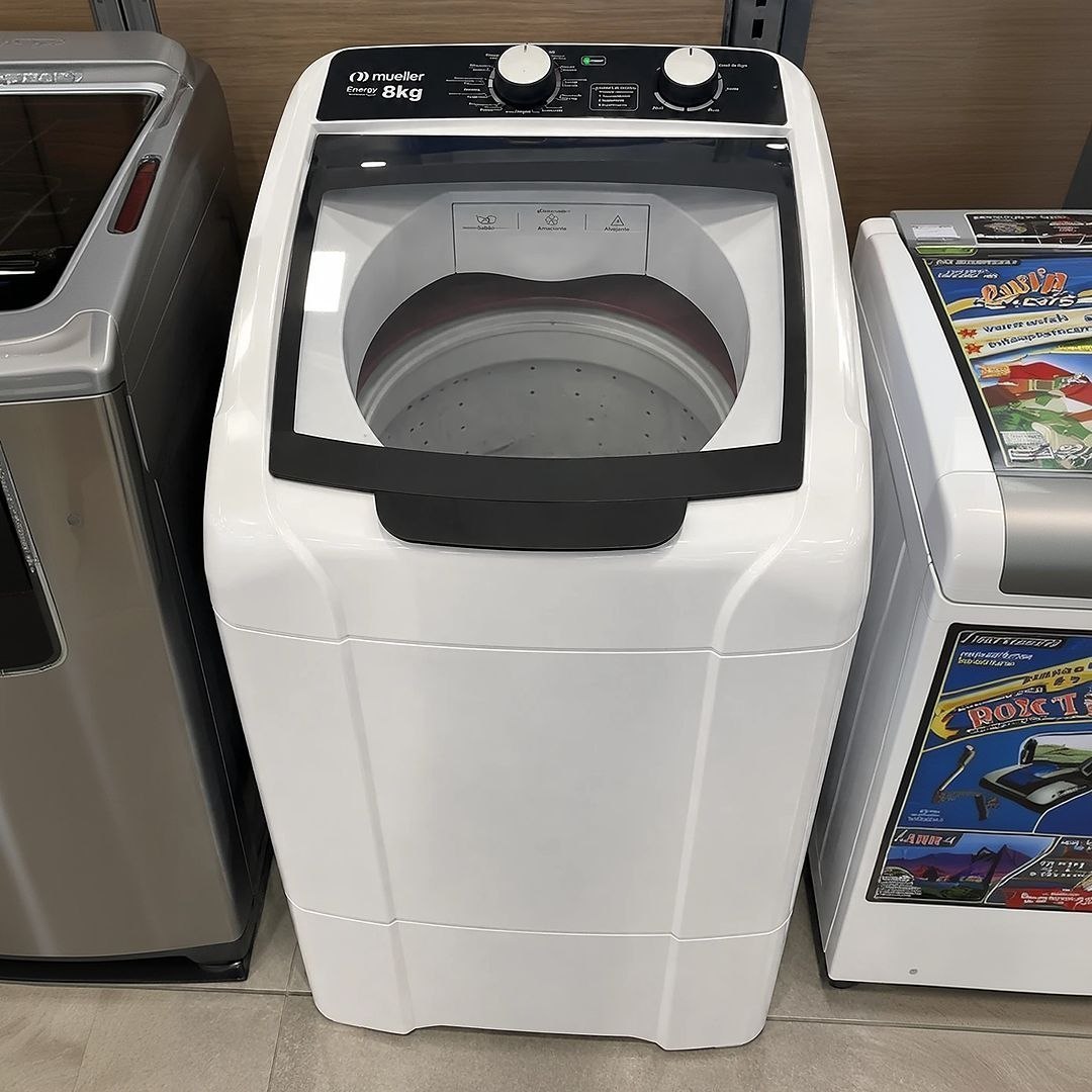 Mueller Lavadora de Roupas Energy 8kg lavadora de roupas branca