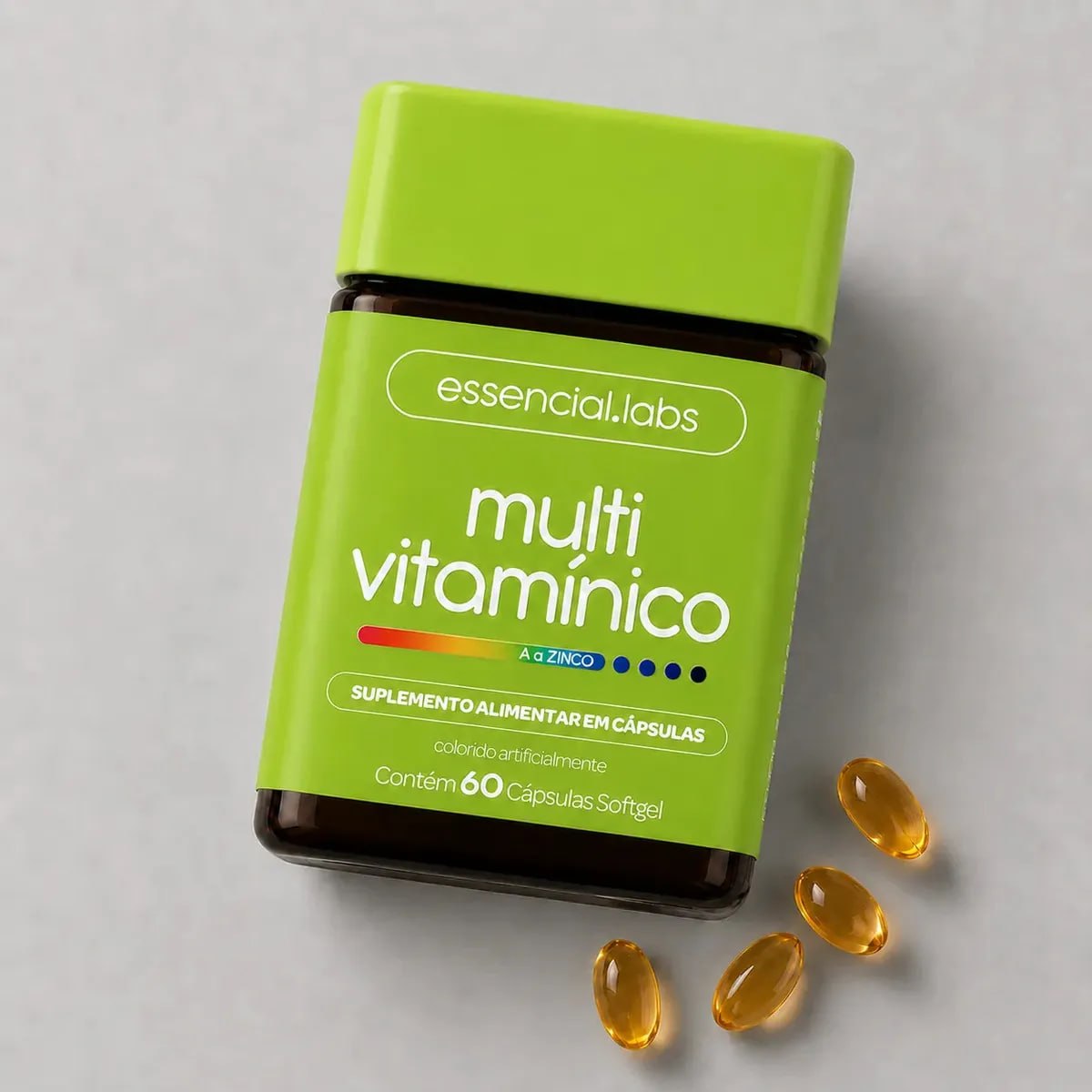 MULTIVITAMINICO de A a ZINCO - Polivitamínico com Fórmula Avançada e Concentrada - 60 cápsul...