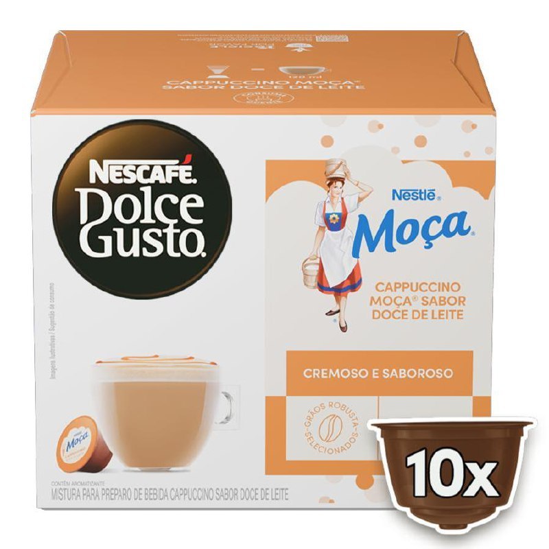NESCAFÉ DOLCE GUSTO CAPPUCCINO DOCE DE LEITE 10 CÁPSULAS