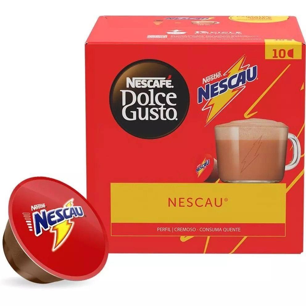⚠️ NESCAFÉ DOLCE GUSTO NESCAU 10 CÁPSULAS
