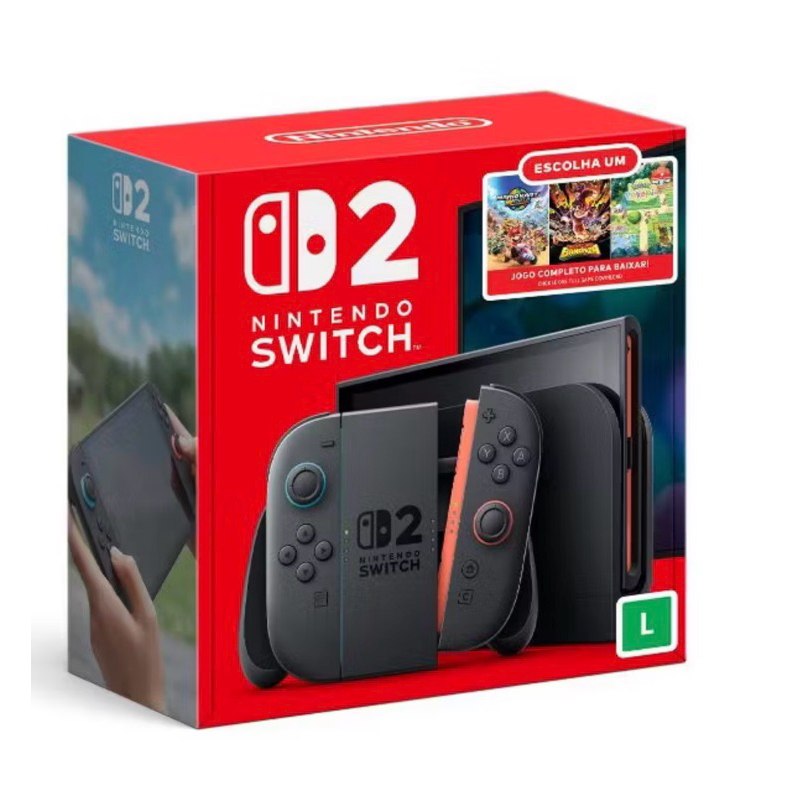 ⚠️ NINTENDO SWITCH 2 LCD 256GB NOVO