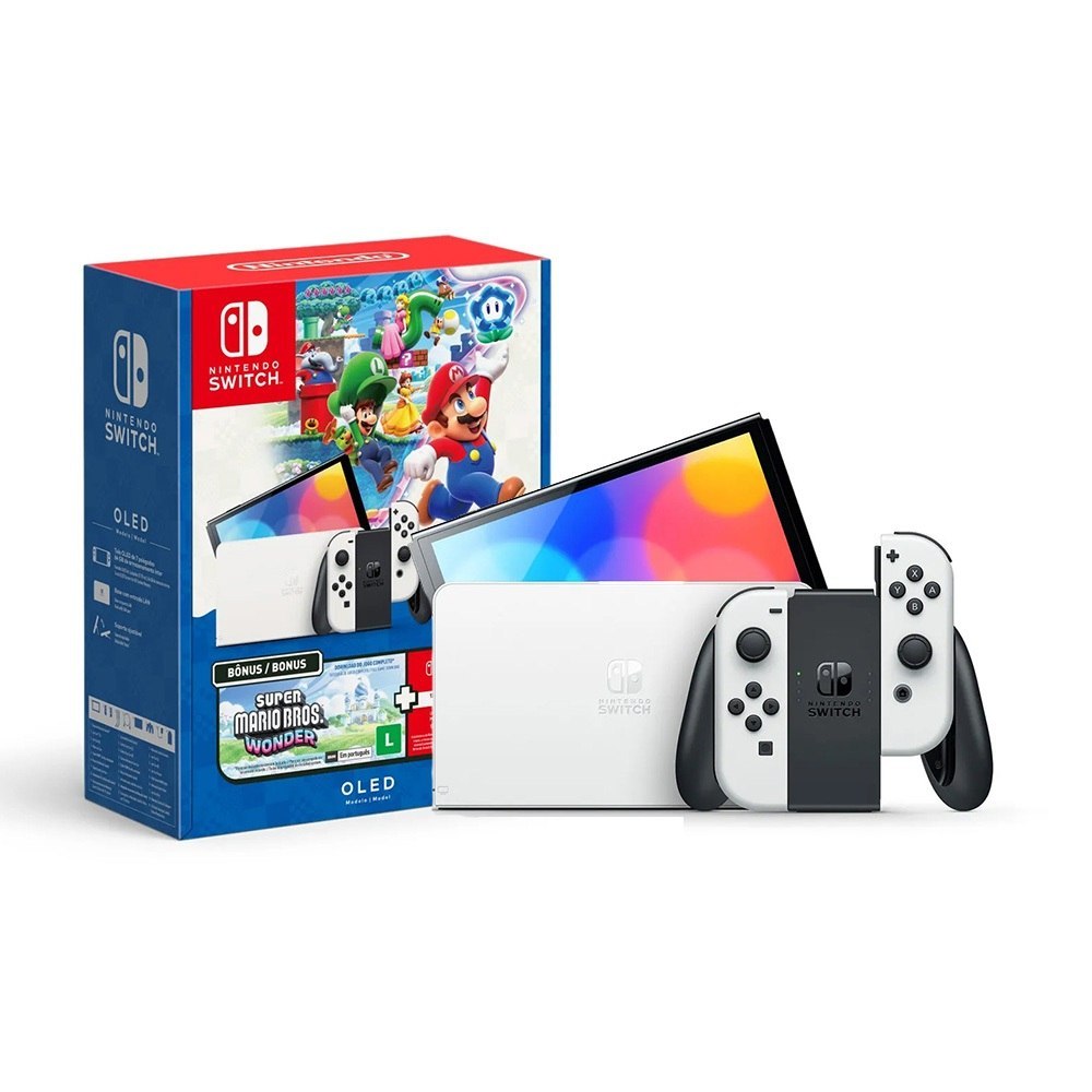 ⚠️ NINTENDO SWITCH OLED BUNDLE MARIO BROS. WONDER + NSO 3 MESES