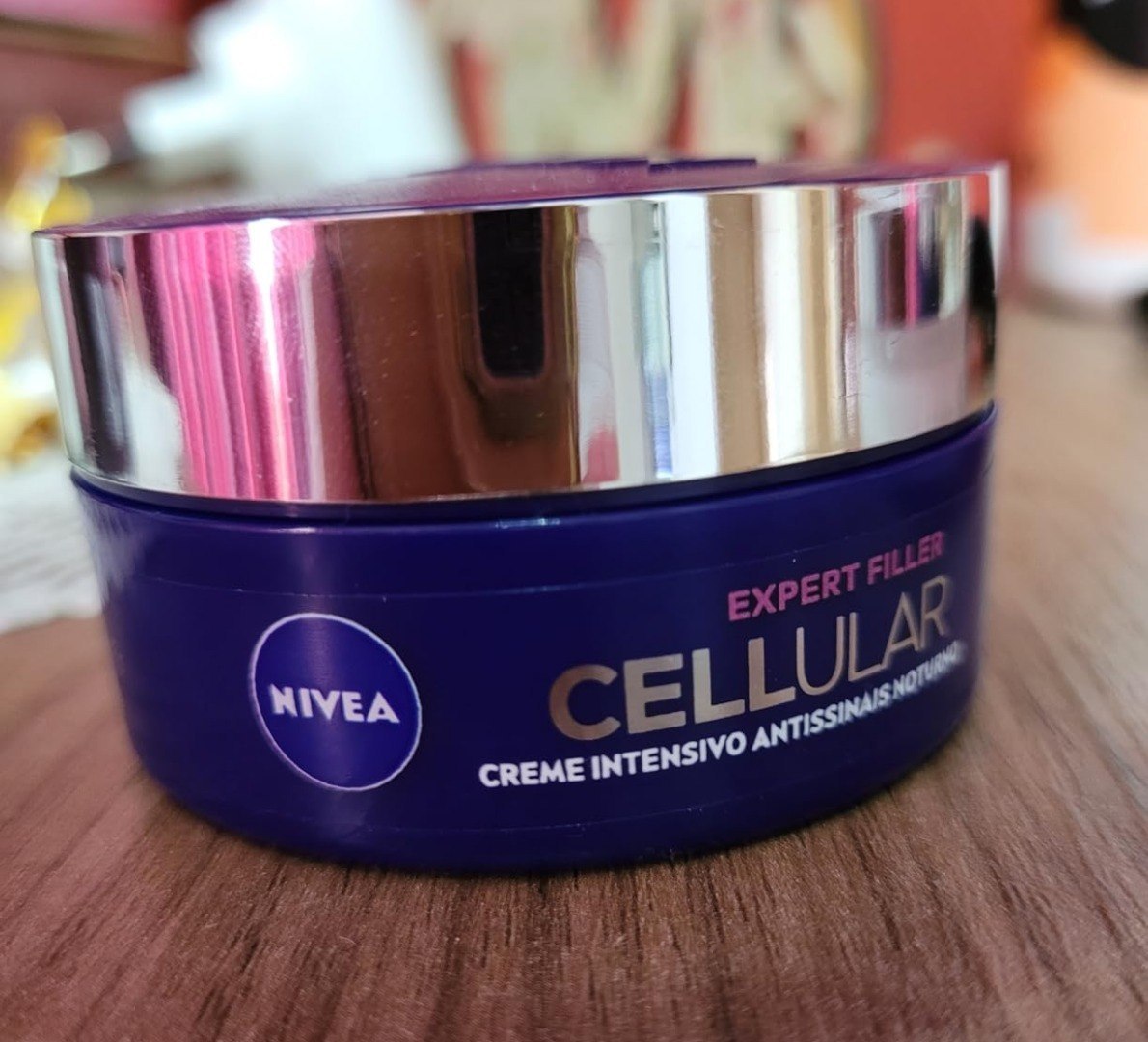 NIVEA Creme Facial Antissinais Cellular Filler Noite 49g, Hidratação Intensa 48h, Pele Firme...