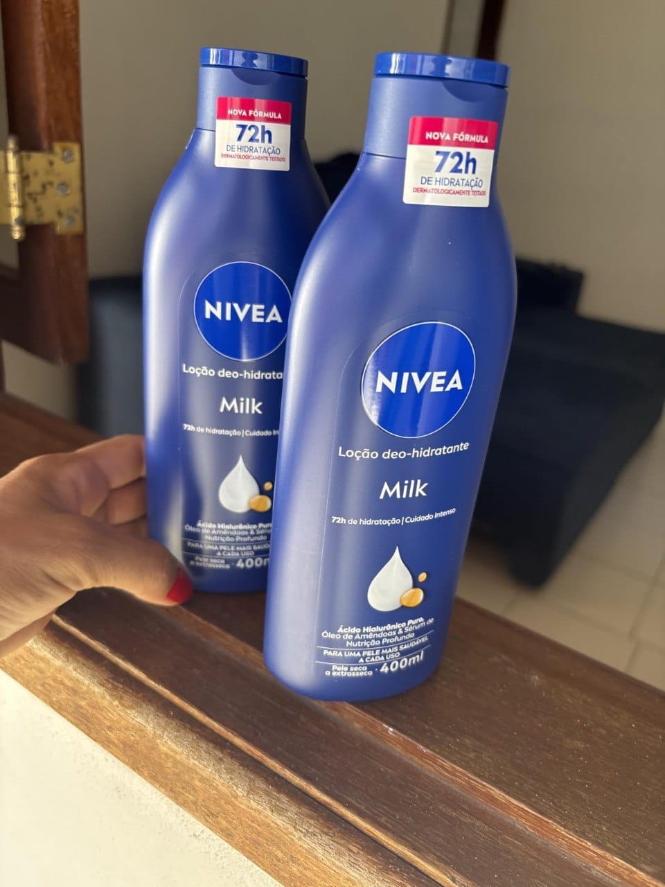 NIVEA Kit Loção Hidratante Milk Pele Seca a Extrasseca 400ml (2 unidades)