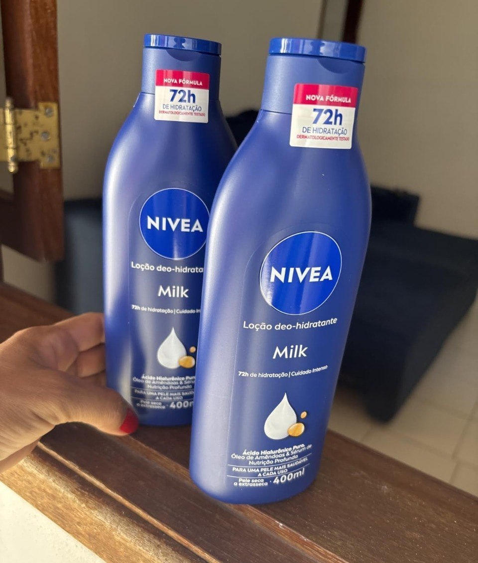 NIVEA Kit Loção Hidratante Milk Pele Seca a Extrasseca 400ml (2 unidades)