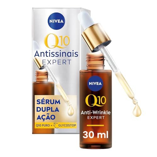 NIVEA Q10 Sérum Antissinais Expert Dupla Ação 30ml, Previne e Reduz Rugas, Renova a Pele, Te...