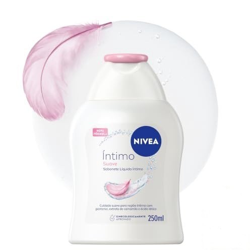 ➡️ Nivea Sabonete Líquido Íntimo Suave 250ml, Limpeza Delicada, Mantém pH Natural, Extrato d...