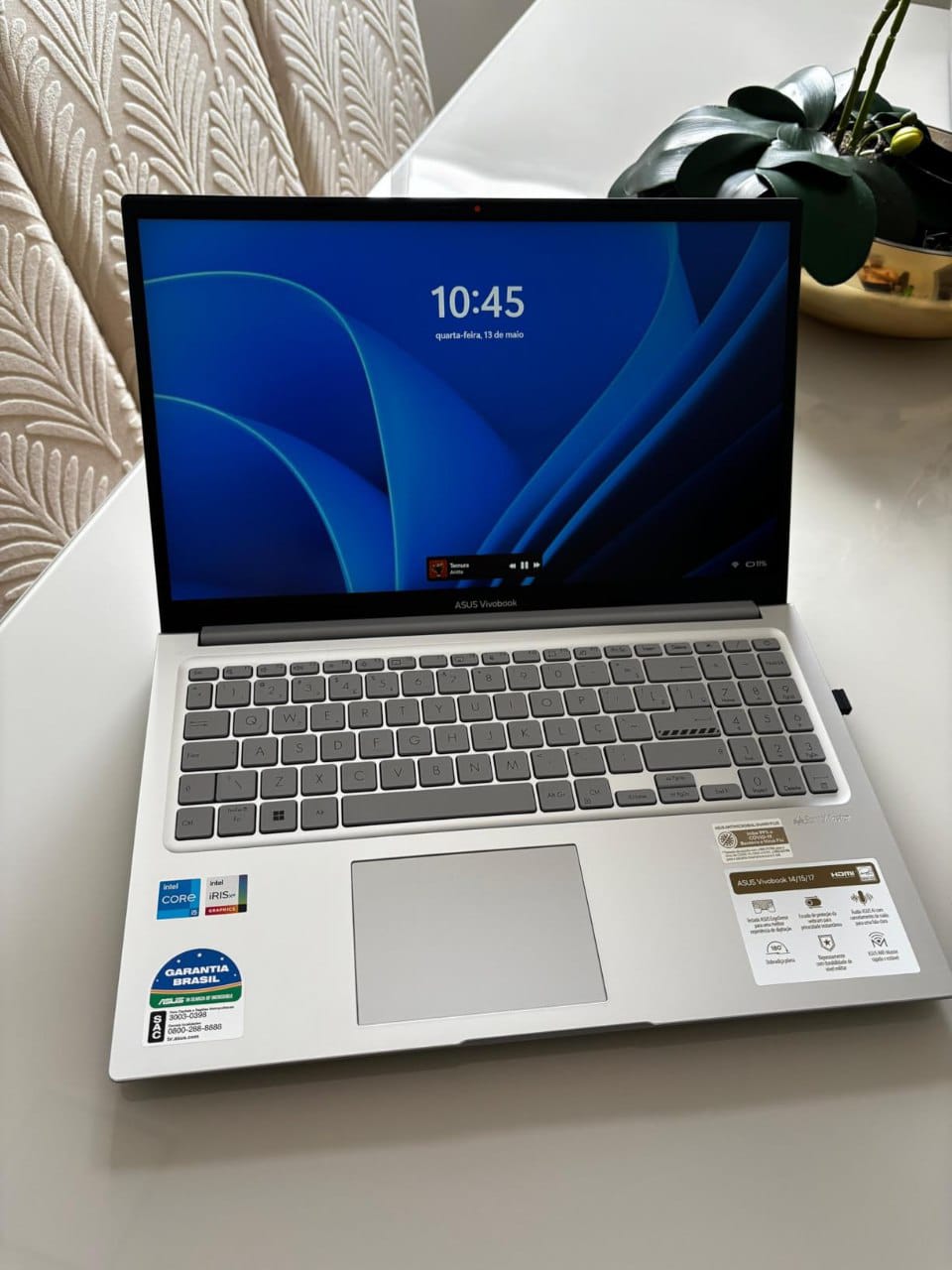 Notebook ASUS Vivobook 15, Intel Core i5, 8 GB, 256 GB SSD W11 Home, 15.6'' FHD, Cool Silver...