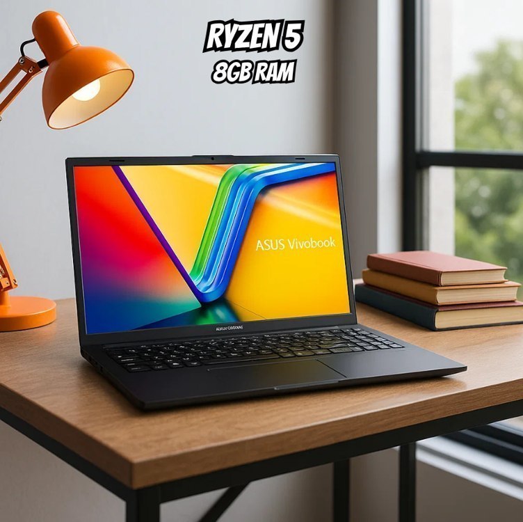 Notebook ASUS VivoBook Go 15, AMD Ryzen 5 7520U, 8GB RAM, 512GB SSD E1504FA-NJ732