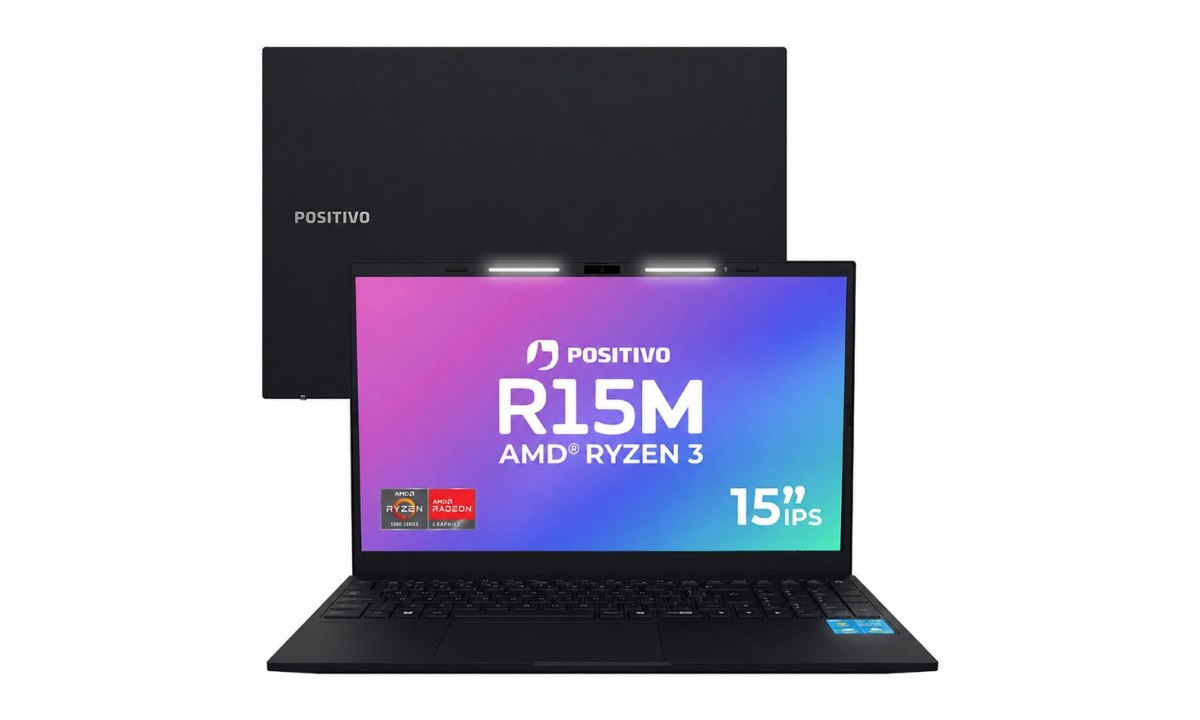 ⚠️ NOTEBOOK POSITIVO VISION R15M AMD RYZEN 3-7330U LINUX 8GB RAM 256GB SSD WI-FI 6 TELA 15”...
