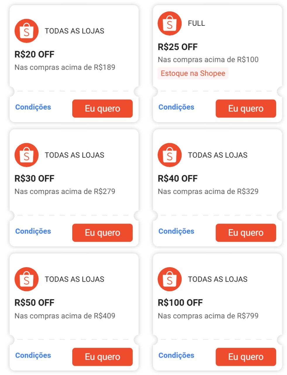 🆘 NOVOS CUPONS SHOPEE