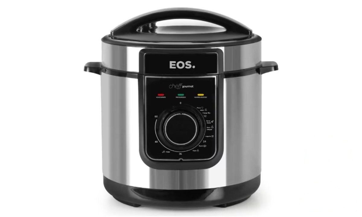 ➡️ PANELA DE PRESSÃO ELÉTRICA 5L EOS CHEFF GOURMET MULTICOOKER 127V - 9 DISPOSITIVOS DE SEGU...