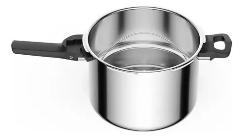 ⚠️ Panela De Pressão Rochedo Trendy Trendy 6 Litros Cinza (aço Inox)