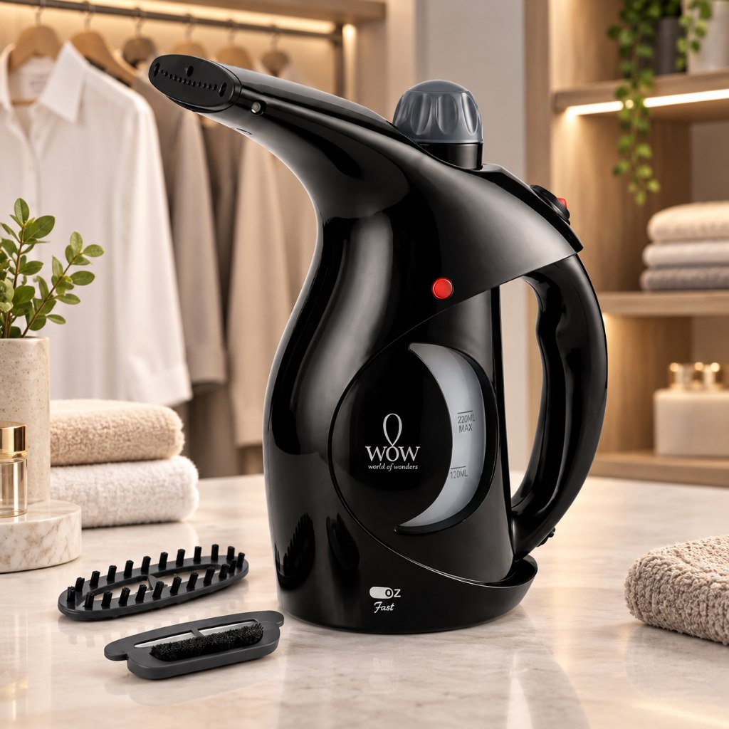 🆘PASSADEIRA A VAPOR DE ROUPA PORTÁTIL PRETO 127V
