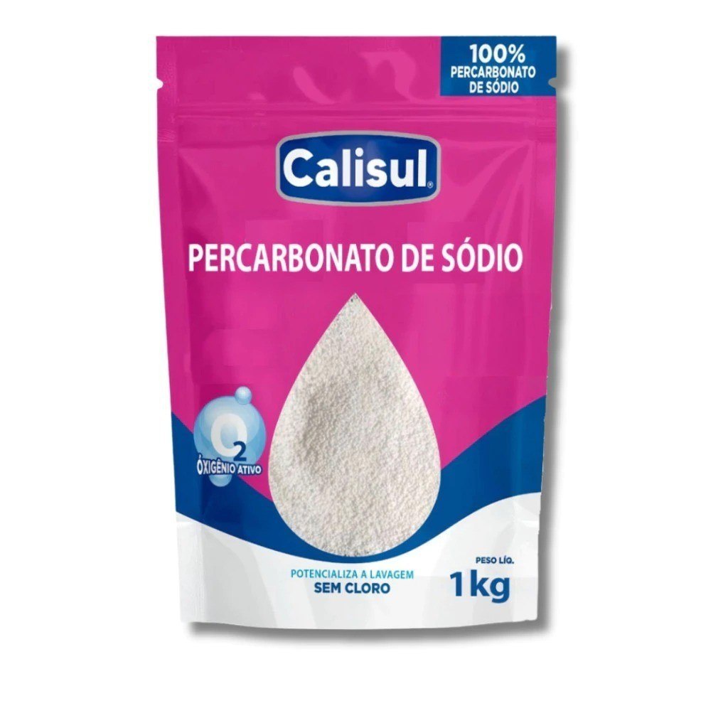 Percabonato Tira Manchas 100% Puro Roupas Brancas E Coloridas 1KG