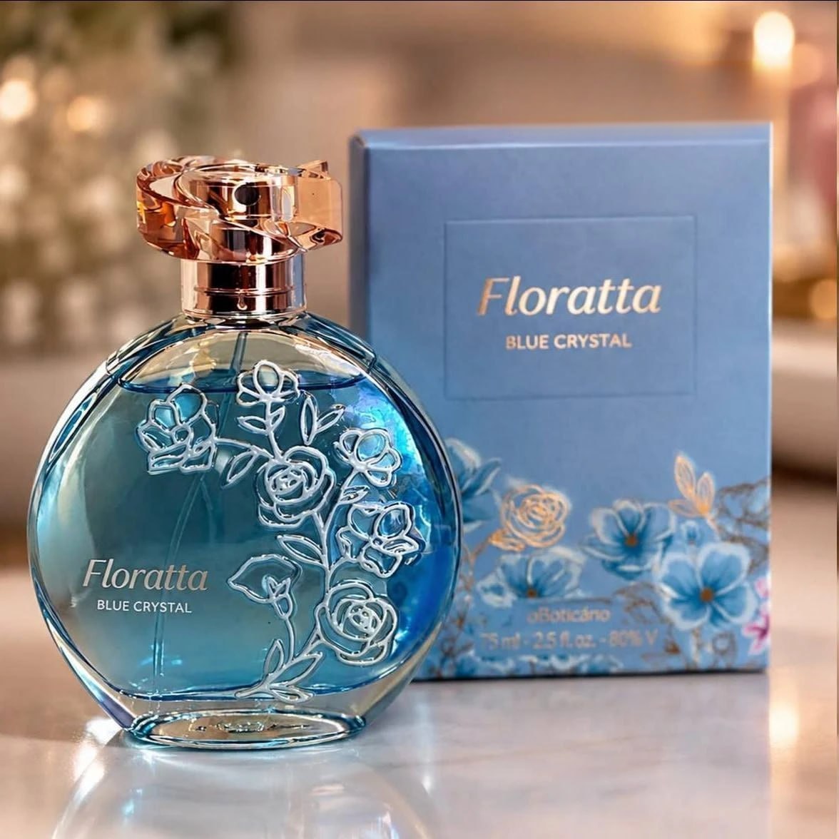 Perfume Floratta Blue Crystal 75ml O Boticário Lançamento