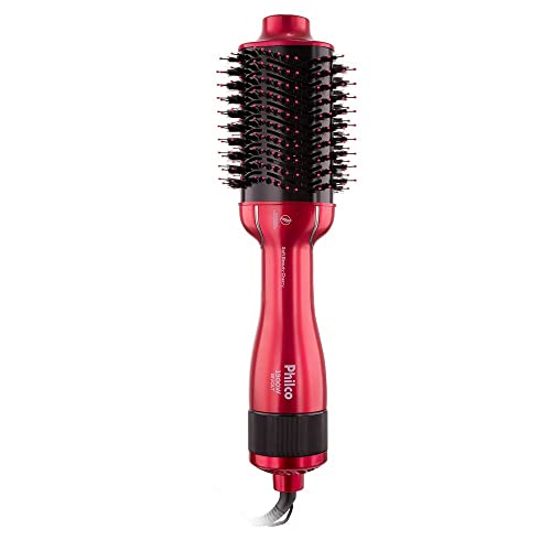 Philco Escova Secadora PEC13 4 em 1 Soft Beauty Cherry Bivolt Plástico ou liga de metal Rosa