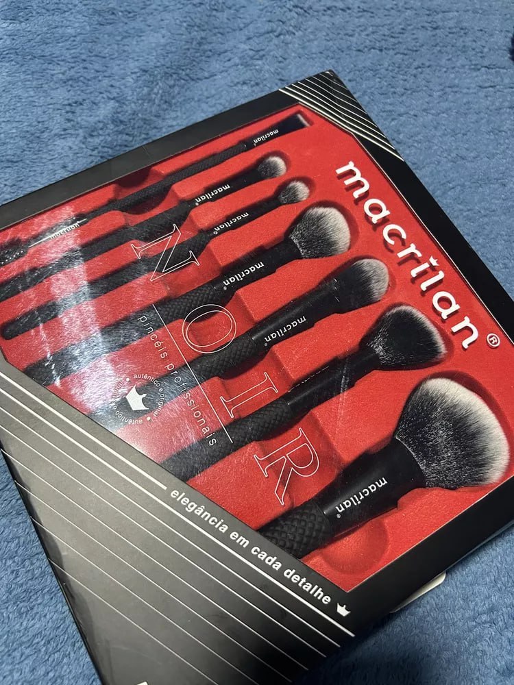 Pincéis Profissionais Maquiagem 7un Macrilan Ed009