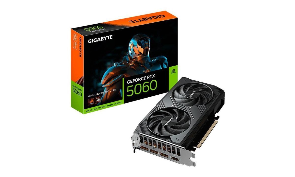 ⚠️ PLACA DE VIDEO GIGABYTE GEFORCE RTX 5060 WINDFORCE MAX OC V2, 8GB, GDDR7, 128-BIT, GV-N50...