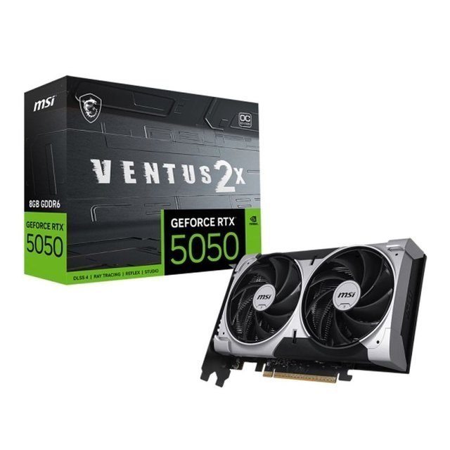⚠️ PLACA DE VÍDEO NVIDIA GEFORCE MSI RTX5050 8GB VENTUS 2X OC GDRR6 128 BITS 912-V538