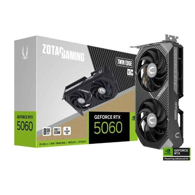 ⚠️ PLACA DE VÍDEO NVIDIA GEFORCE ZOTAC GAMING RTX5060 8GB TWIN EDGE OC GDDR7