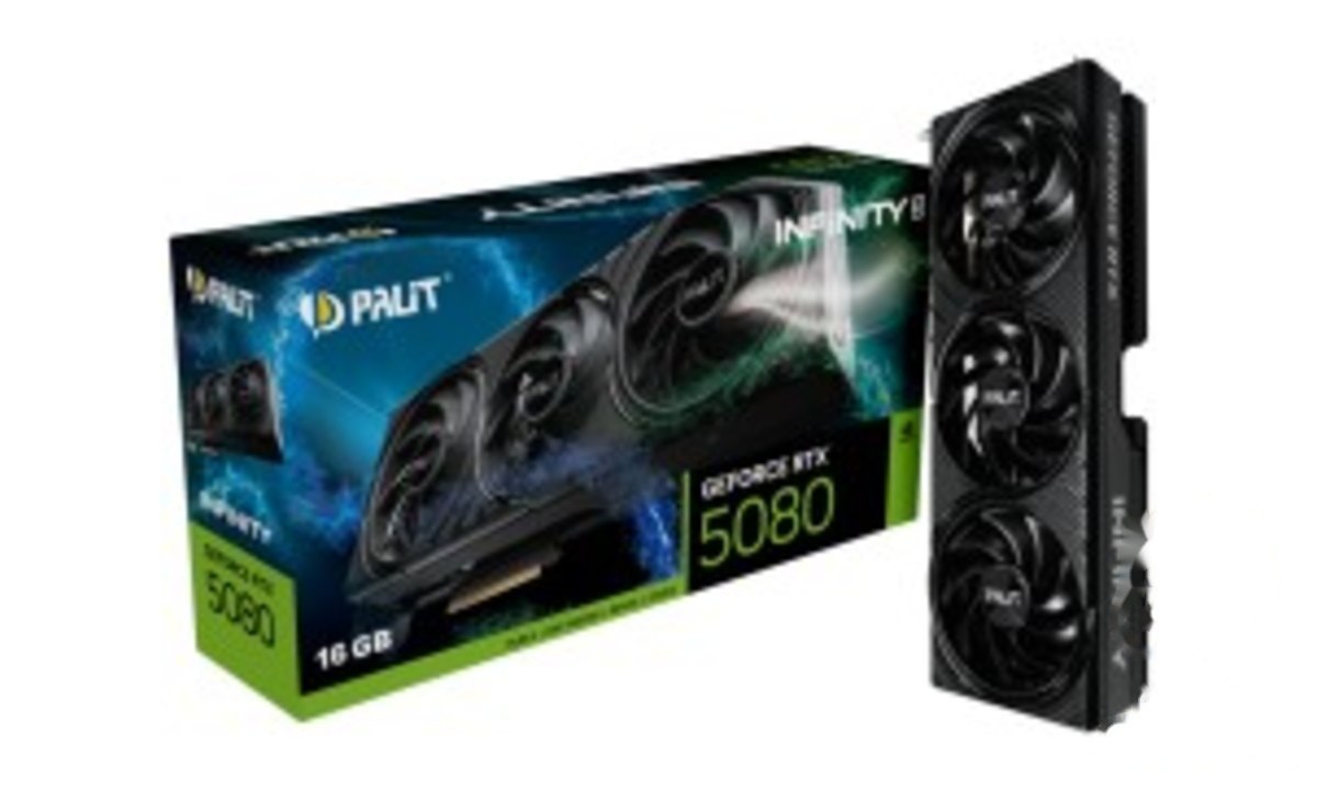 ➡️ PLACA DE VÍDEO PALIT NVIDIA GEFORCE RTX 5080 INFINITY 3, 16GB, GDDR7, DLSS, RAY TRACING,...