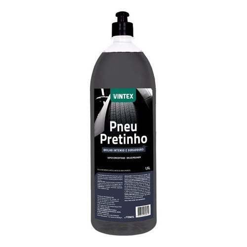 ⚠️ PNEU PRETINHO BRILHO INTENSO ABRILHANTADOR VONIXX 1500ML COR PRETO