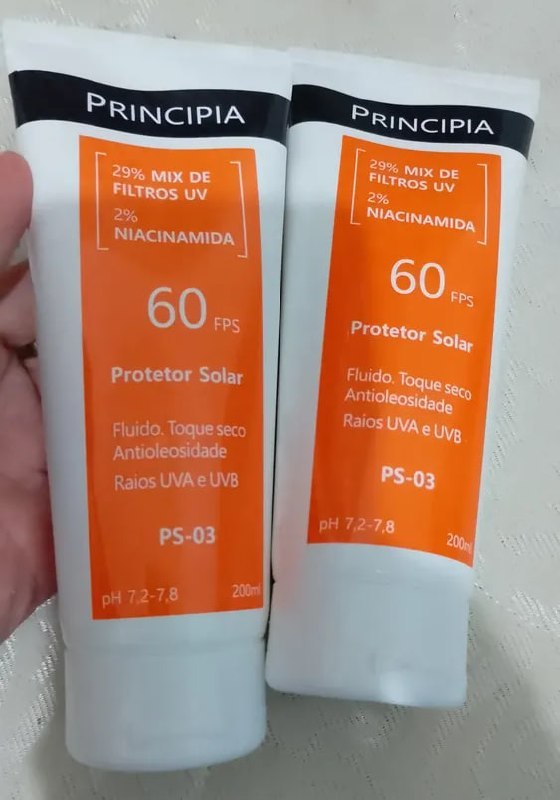 Principia Kit 2 Protetores solares corporal PS-03 FPS60