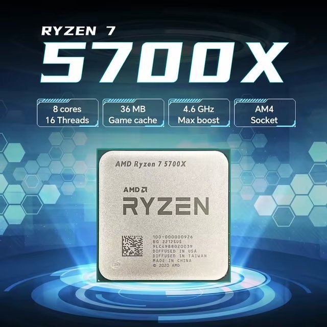 ⚠️ PROCESSADOR AMD RYZEN™ 7 5700X 8/16 4.6GHZ (OEM)