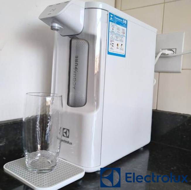 Purificador de Água Electrolux Natural Filtro Refil Compacto Tecnologia Acqua Pure Alta Filt...