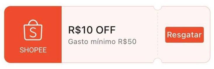 🏷 R$ 10 OFF em R$ 50