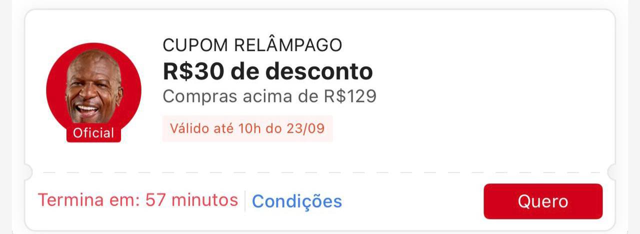 🏷️ R$ 30 em R$ 129