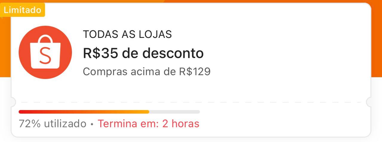 🏷 R$35 OFF em compras acima de 129