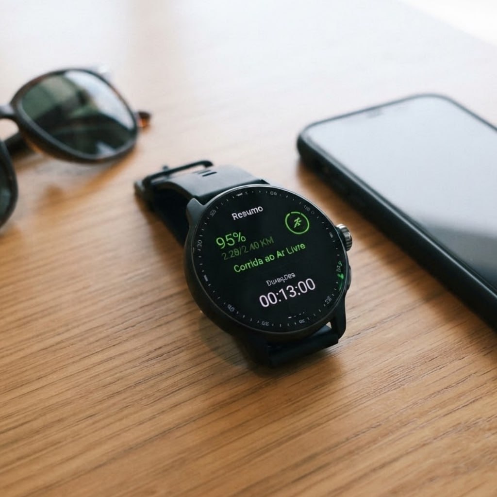 Relógio Inteligente Gps Smartwatch Amoled 3atm Sport Gps